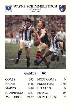 1994 The Great Footy Card Game #NNO Wayne Schimmelbusch Front